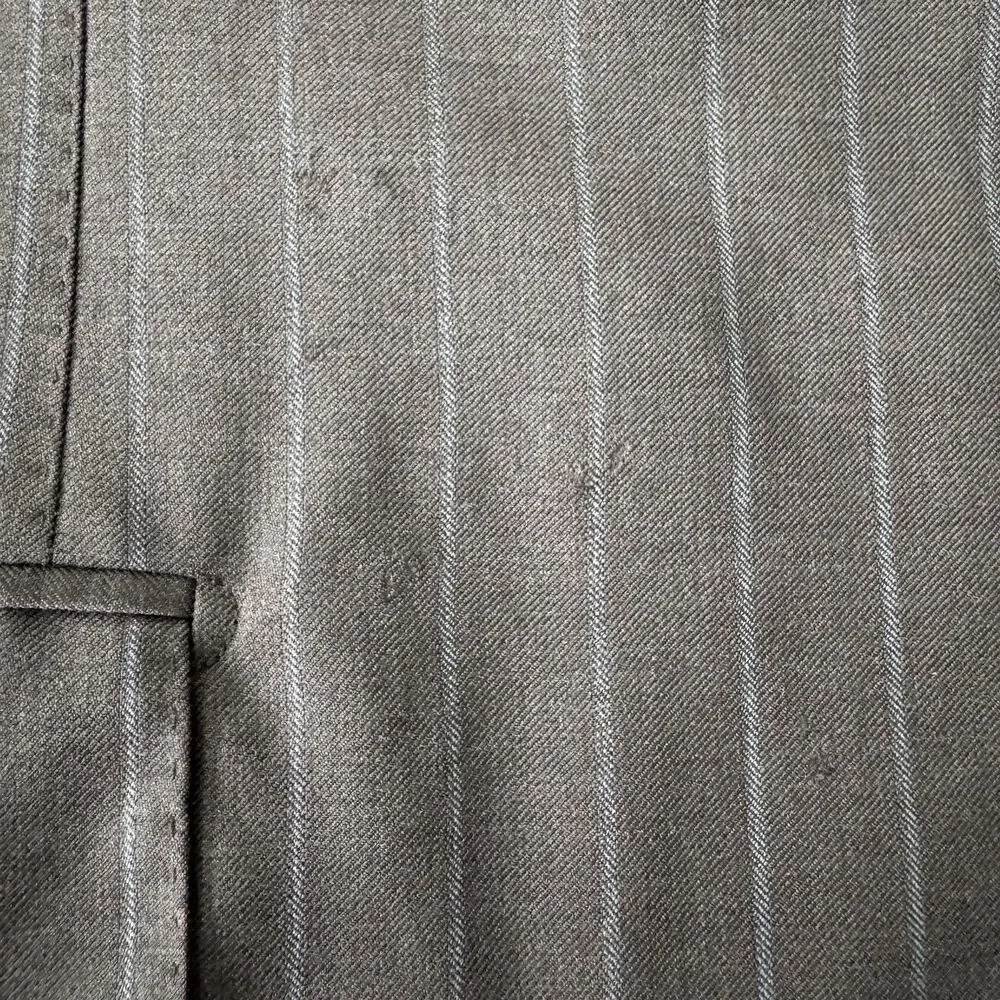 Ermenegildo Zegna Mila Fit Blazer Men 46R/60R Brown Pinstripe Wool Sport Coat